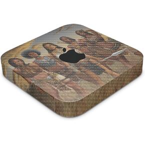 Carbon Fiber Skin Compatible with Apple Mac Mini M2 (2023) - African Queens - Premium 3M Vinyl Protective Decal Cover - Easy to Apply | Crafted in The USA by MightySkins