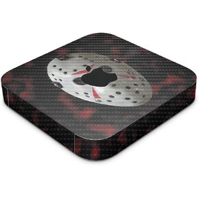 Carbon Fiber Skin Compatible with Apple Mac Mini M2 (2023) - Solid Teal - Premium 3M Vinyl Protective Wrap Decal Cover - Easy to Apply | Crafted in The USA by MightySkins