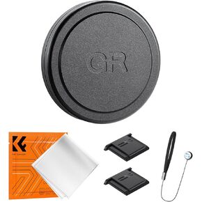 K&F Concept Aluminum Alloy Lens Cap for Protector for Ricoh GR IIIx GR III GR II GR2 with Soft EVA Interior, Durable Lightweight Camera Lens Protection Cover