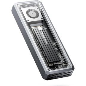 حاوية Yottamaster M.2 NVMe، حاوية M.2 NVMe بسرعة 40 جيجابت في الثانية مع مروحة تبريد لمفتاح NVMe PCIe M-Key in Saudi Arabia