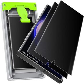 2 Pack for Samsung Galaxy S23 Ultra / S22 Ultra Matte Privacy Screen Protector, Auto Dust Removal Auto Alignment, Anti-Glare Anti-Spy PET Film [Non-Glass], Fingerprint ID Support, Case Friendly