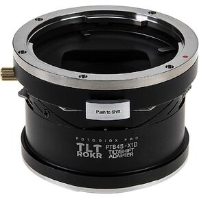 Fotodiox Pro TLT ROKR - Tilt/Shift Lens Mount Adapter Compatible with Pentax 645 (P645) Mount SLR Lenses to Hasselblad XCD Mount Mirrorless Digital Camera Systems