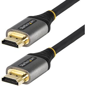 StarTech.com 13.1ft (4m) HDMI 2.1 Cable 8K - Certified Ultra High Speed HDMI Cable 48Gbps - 8K 60Hz/4K 120Hz HDR10+ eARC - Ultra HD 8K HDMI Cord - Monitor/TV/Display - Flexible TPE Jacket (HDMM21V4M)