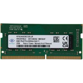 ذاكرة الكمبيوتر المحمول NANYA 8GB PC4-25600 DDR4-3200MHZ SODIMM للكمبيوتر المحمول (CL22، غير ECC، 260-Pin، متوافقة مع Intel وAMD) in Kuwait