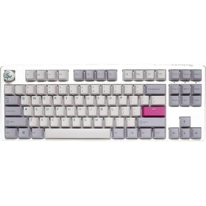 Ducky One 3 TKL Mist Grey Hotswap RGB Double Shot PBT QUACK Mechanical Keyboard Cherry MX Red