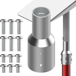 Starlink Adapter,Aluminum Starlink Gen 2 Adapter, Starlink Pipe Adapter, Designed for Starlink Second-Gen Dish, Mast Reducer Joint Socket 2.0" Pipe Adapter, Suitable for TV Mast and Satellite Mast