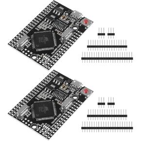 2pcs MEGA 2560 PRO Embed CH340G/ATMEGA2560-16AU Chip with Male Pinheader Compatible with MEGA2560 in Saudi Arabia