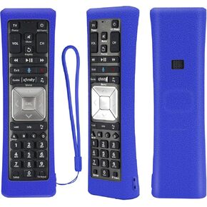 Protective Silicone Remote Case for XFinity Comcast XR11 Premium Voice Activated Cable TV Backlit Remote Control Shockproof Washable Skin-Friendly Remote Control Cover with Loop (Glow in Dark Blue)