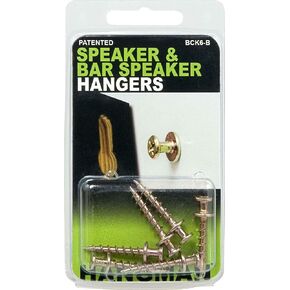Hangman Products Inc. BCK6-B Speaker Hanging Screws - 6 Pack