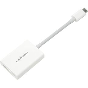 USB-C Pro Memory Card Reader for MicroSD/SD/SDHC/SDXC, UHS-II High Speed 2 in 1 Micro SD + SD to USB Type C Interface
