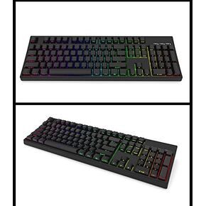 Black OEM Profile PBT Double Shot 104 Side-lit Shine Through Translucent Backlit keycaps for MX Mechanical Keyboard Filco (Black)(Only Keycap)