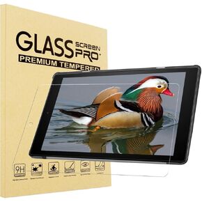 Tempered Glass Screen Protector For Fire HD 10 tablet/Fire HD 10 Plus Tablet (9th /7th Gen, 2019/2017 Release), 2.5D, HD Clear, 9H Hardness, Case Friendly