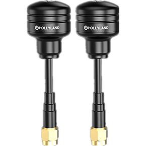 هوائي Hollyland Lollipop [رسمي] لنظام نقل الفيديو اللاسلكي 2.5dBi 63 مم هوائي الاستقطاب الدائري لـ Mars 400s Pro/Mars 400s/ Mars 300 Pro/Mars 300 / Mars 400 (أسود)-2 قطعة in Kuwait