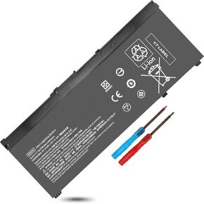70.07Wh SR04XL Battery 917678-1B1 917724-855 for HP Omen 15-ce000 15-dc0000 17-cb0000 15-ce015dx 15-dc0051nr, Envy X360 15-cn0000 17-bw0000 15-cn0013nr HSTNN-IB72 L08934-2B1 SR04070XL-PL, 15.4V