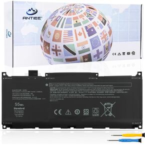 ANTIEE MN79H Laptop Battery Replacement for Dell XPS 13 Plus 9320 P151G i5 93204K XPS 9320 XPS9320 XPS9320-7523BLK-PUS XPS9320-7585SLV-PUS Series J7H5M 0J7H5M NXRKW 0NXRKW 0MN79H 11.55V 55Wh 4524mAh