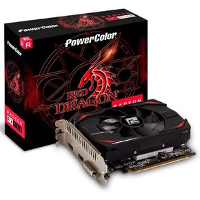 PowerColor AMD Radeon RX 550 4GB Red Dragon Graphics Card (Renewed)