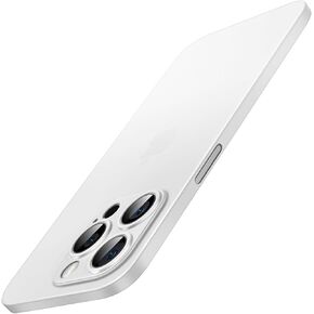 JETech Ultra Slim (0.35mm Thin) Case for iPhone 14 Pro 6.1-Inch, Camera Lens Cover Full Protection, Lightweight Matte Finish PP Hard Minimalist Case, Support Wireless Charging (Black)