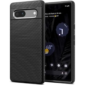 Spigen Liquid Air Designed for Pixel 7a Case (2023) [Military-Grade Protection] - Matte Black