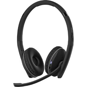EPOS SENNHEISER C20 Bluetooth Headset with Microphone | Wireless Headphones with up to 27 Hours Battery Life BrainAdapt™ Technology,Black