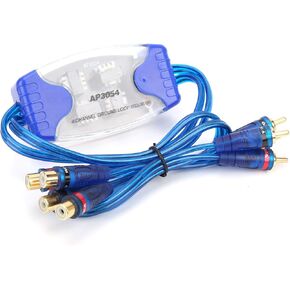 Ground Loop Isolator Automotive 4 Channel Gold Plated Ground Loop RCA Isolator Car Noise Filter Auto Accessories for Automobile