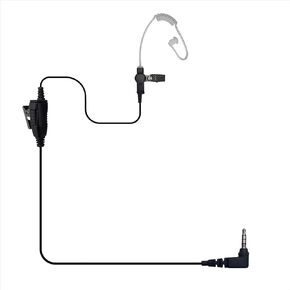3.5mm Surveillance Headset Earpiece with Clear Acoustic Coil Tube Earphone PTT Mic for Motorola ST7000 LEX L11 Two Way Radio Replace PMLN7541