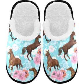 visesunny Women's Cozy Fuzzy Plush Fleece Slippers Soft Memory Foam Ladies House Shoes Warm Bedroom Flat Shoes Unisex Indoor Outdoor