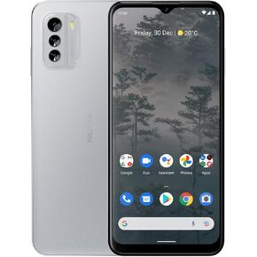 Nokia G60 5G | Android 12 | Dual SIM | Unlocked Smartphone | 6/128GB | 6.58-Inch Screen | 50MP Triple Camera | Ice Gray