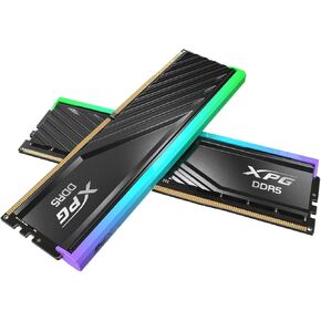 XPG Lancer Blade RGB Gaming DDR5 6000MHz CL30 32GB (2 x 16GB) PC5-48000 RAM 288-Pins UDIMM Desktop Memory Kit Black