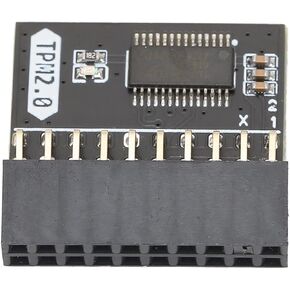 20Pin TPM2.0 Module,TPM 2.0 Encryption Security Module 20Pin 2 10P Standalone Crypto Processor TPM 2.0 Module for Win11 for Gigabyte for ASUS