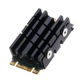M.2 2242 SSD Heatsink, 2242 NVME SSD Heat Sink Aluminum 2242 Heatsink with Thermal Pads for 2242 Solid Hard Drive