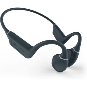 Creative Outlier Free Wireless Bone Conduction Headphones with Bluetooth 5.3, IPX5 Sweat and Water Splash Resistance, Multipoint Connectivity, Up to 10 Hours of Battery Life, Built-in Mic