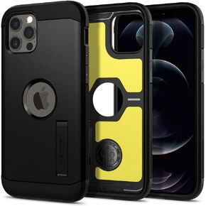 Spigen for iPhone 12 Pro Case, Tough Armor Case for iPhone 12 & 12 Pro - Black