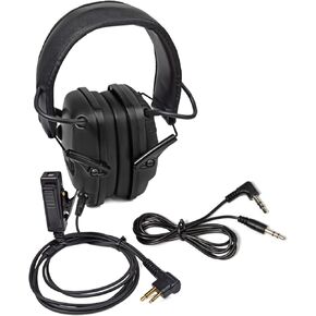 HYS Noise Cancelling Headphones, Wired Over Ear Headphones Slim Active Noise Reduction Ear Muffs Earphone