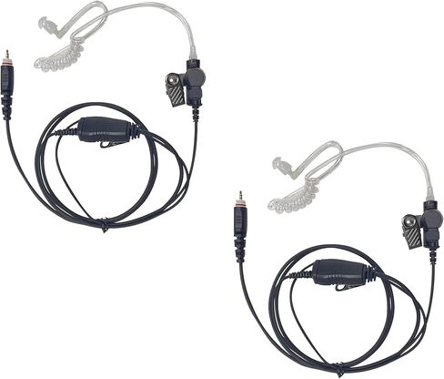 2 قطعة CLP1010e سماعة أذن أنبوبية صوتية مع ميكروفون لموتورولا CLP1040e CLP1080e CLP1083e CLP446e CLPe446 CLP107e CLPe107 CLPe Plus جهاز اتصال لاسلكي 1 دبوس 2.5 مم قفل حلقة الأذن (عبوتان) in Saudi Arabia