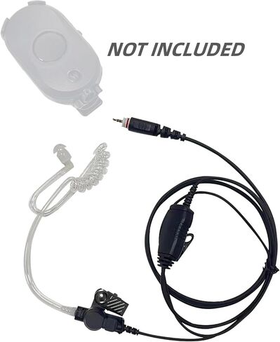 2 قطعة CLP1010e سماعة أذن أنبوبية صوتية مع ميكروفون لموتورولا CLP1040e CLP1080e CLP1083e CLP446e CLPe446 CLP107e CLPe107 CLPe Plus جهاز اتصال لاسلكي 1 دبوس 2.5 مم قفل حلقة الأذن (عبوتان) in Saudi Arabia