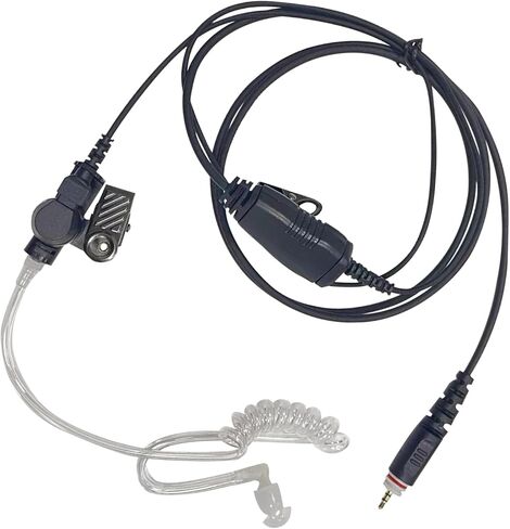2 قطعة CLP1010e سماعة أذن أنبوبية صوتية مع ميكروفون لموتورولا CLP1040e CLP1080e CLP1083e CLP446e CLPe446 CLP107e CLPe107 CLPe Plus جهاز اتصال لاسلكي 1 دبوس 2.5 مم قفل حلقة الأذن (عبوتان) in Saudi Arabia