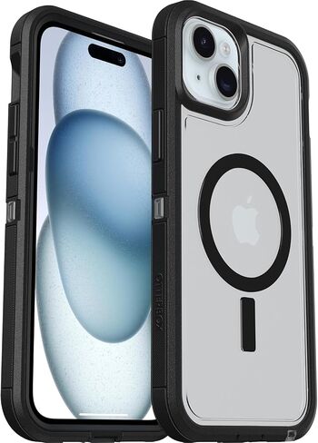 OtterBox iPhone 15 Plus and iPhone 14 Plus Defender Series XT Case with MagSafe, Screenless, Rugged - Non-Retail Packaging - Blue in Saudi Arabia