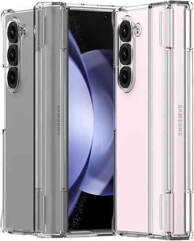حافظة Araree Nukin 360 لهاتف Samsung Galaxy Z Fold 6 مع حماية مفصلية، غطاء حماية كامل للجسم متين ونحيف وقوي من البولي كربونات مصمم لهاتف Samsung Galaxy Z Fold 6 5G (شفاف) in Saudi Arabia