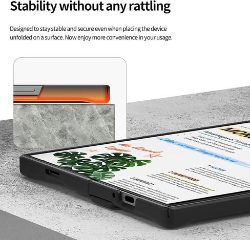 حافظة Araree Nukin 360 لهاتف Samsung Galaxy Z Fold 6 مع حماية مفصلية، غطاء حماية كامل للجسم متين ونحيف وقوي من البولي كربونات مصمم لهاتف Samsung Galaxy Z Fold 6 5G (شفاف) in Saudi Arabia