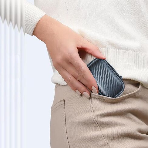 حافظة بديلة مع Anker Nano 621، حقيبة سفر صلبة لبنك الطاقة Anker 621، حقيبة شاحن محمولة معتمدة من MFi بقدرة 5000 مللي أمبير في الساعة، حافظة فقط (أسود) in Kuwait