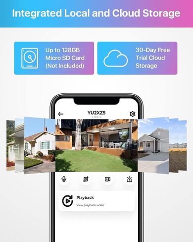 كاميرا مراقبة خارجية ZOSI C306 Pro 2K 3MP لاسلكية تعمل بالبطارية مع لوحة شمسية، رؤية ليلية ملونة، اكتشاف ذكي PIR، محادثة ثنائية الاتجاه، أضواء كاشفة وإنذار صفارات الإنذار، تخزين بطاقة Cloud/SD (بدون بطاقة SD) in Saudi Arabia