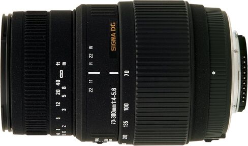 Sigma 70-300mm f/4-5.6 DG Macro Motorized Telephoto Zoom Lens for Nikon Digital SLR Cameras (Renewed) in Saudi Arabia