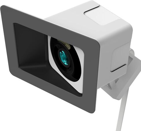 Angled Window Mount for Wyze Cam V4 Cam V3, Turn Wyze Camera into a Window Camera for Outdoor Monitoring Through Glass Use Cam v4 (Black, Pack of 1) in Saudi Arabia