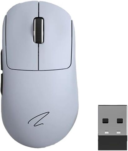 Zaopin Z2 Wireless Mouse, Swappable Gaming Cordless Mouse with Tri-Mode Bluetooth/ 2.4Ghz/ USB-C for PC, Laptop, Computer Esports Gamer (Black, 1K Version) in Saudi Arabia