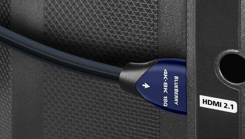 AudioQuest Blueberry 4K-8K 18Gbps 1.5m (5.0ft.) HDMI Cables (2-Pack) in Saudi Arabia
