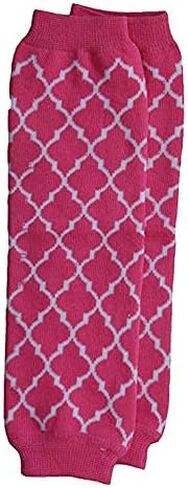 مجموعة متنوعة من أغطية تدفئة الأرجل الصغيرة المخططة للفتيات مكونة من 5 قطع - وردي/وردي فاقع/أرجواني/أزرق in Kuwait