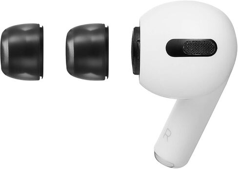 كريستال AZLA لأجهزة Airpods Pro الجيل الأول والثاني (L) - استبدال أطراف الأذن Airpod Pro - أطراف Airpod Pro مع السيليكون الفاخر، أطراف Airpod Pro، أطراف أذن Airpod in Kuwait