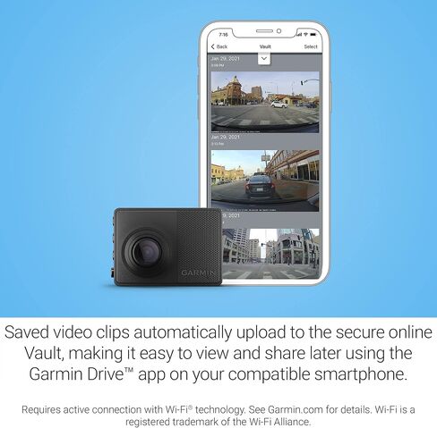 Garmin Dash Cam 67W, 180-degree FOV, 1440p, Monitor Your Vehicle w/Signature Constant Power Bundle in Saudi Arabia
