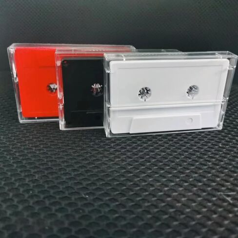 Cassette USB Flash Drive with Transparent Box Packing, Tape Model Retro Great Gift Memory Stick Thumb Drive, Creative USB Pendrive U Disk (red, 128GB) in Saudi Arabia
