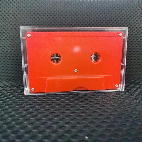 محرك أقراص فلاش USB كاسيت مع عبوة صندوقية شفافة، محرك إبهام على شكل شريط طراز ريترو هدية رائعة، قرص USB Pendrive U الإبداعي (أبيض، 128 جيجابايت) in Saudi Arabia